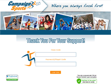 Tablet Screenshot of joinourcampaign.com